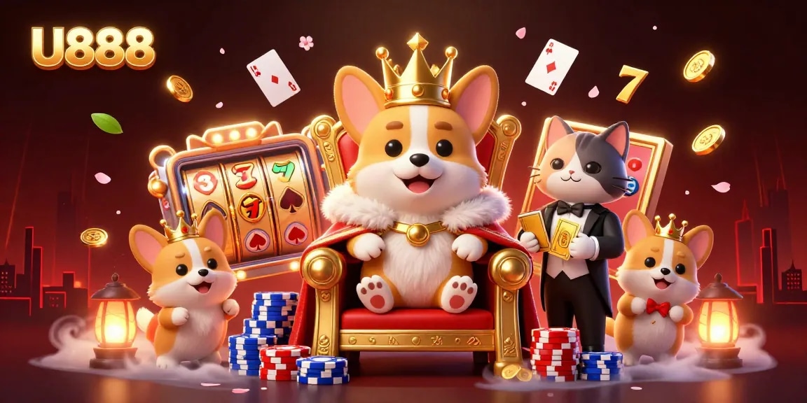 Spin the reels and win big with U888's lavish casino experience and charming characters.