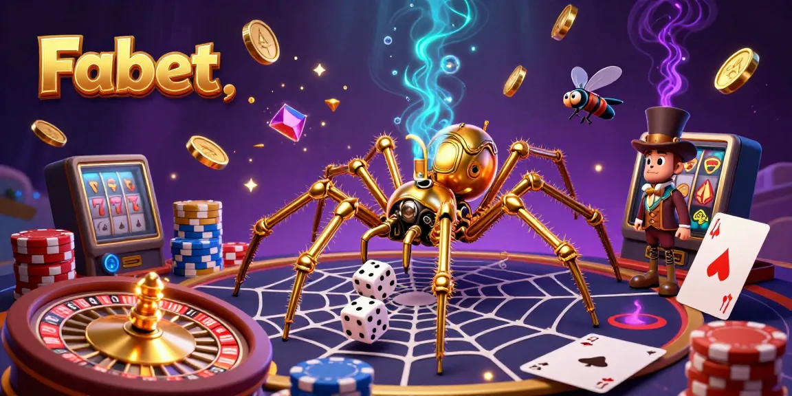Engage in thrilling games at Fabet with golden coins and exciting casino elements!