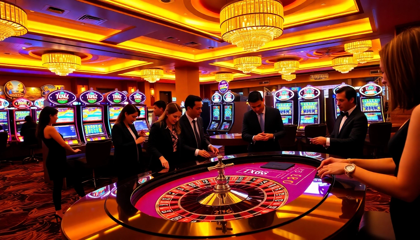 Experience the thrill of gaming at TX666 with vibrant casino tables and exciting betting action.