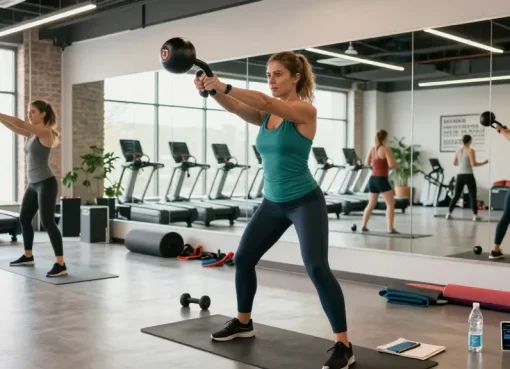 Training in modernen Fitnessstudios mit Anabolikashop Produkten im Einsatz für Muskelaufbau.